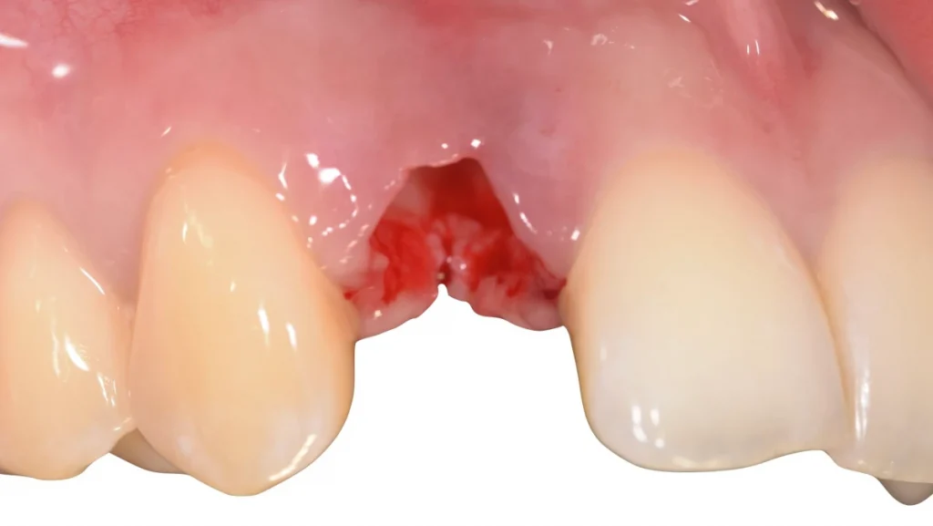 Extraction implantation avec mise en charge immédiate